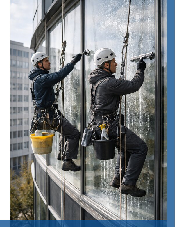 Мойка панорамных окон в Саяногорске от 359 р. заказать у ВЫСОТНИК-Снг