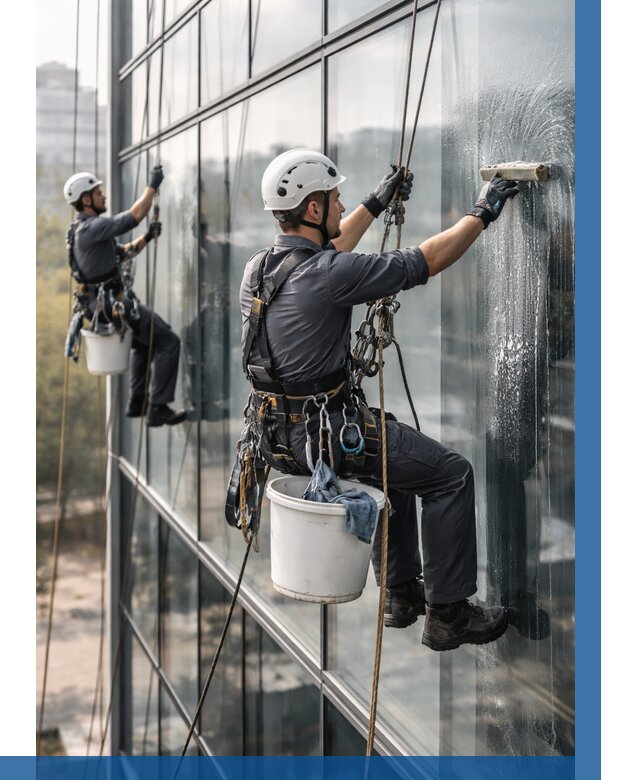 Мойка сплошного остекления в Саяногорске, заказать от 307 р.| ВЫСОТНИК-Снг