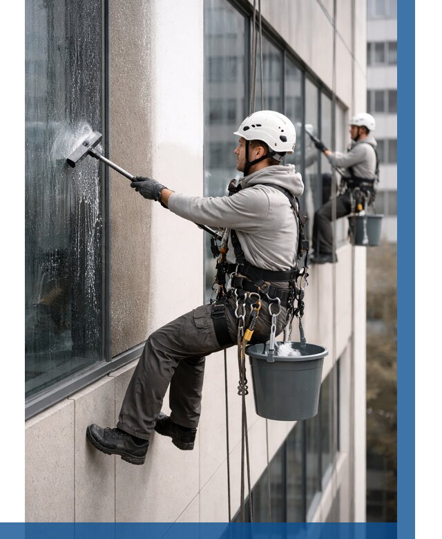 Мойка фасадов зданий в Саяногорске под ключ от 359 р. | ВЫСОТНИК-Снг