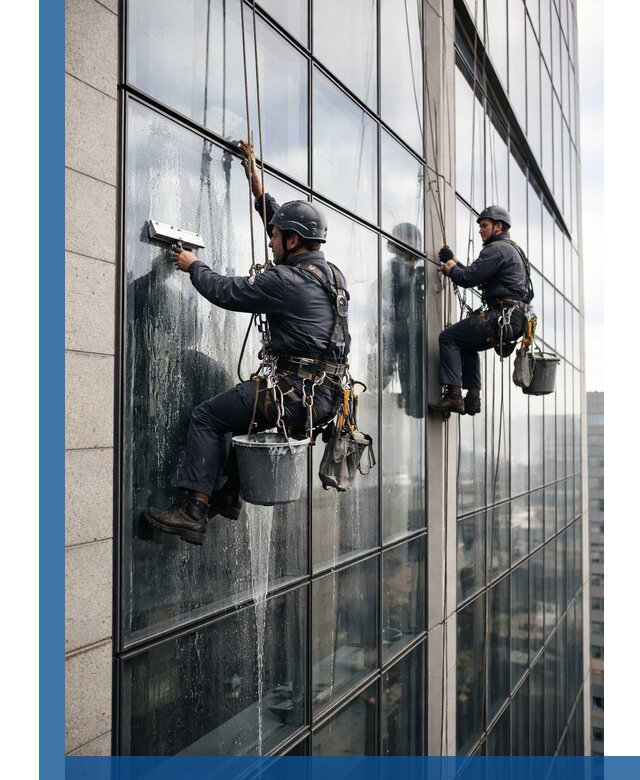 Профессиональная мойка стеклянных фасадов зданий в Саяногорске