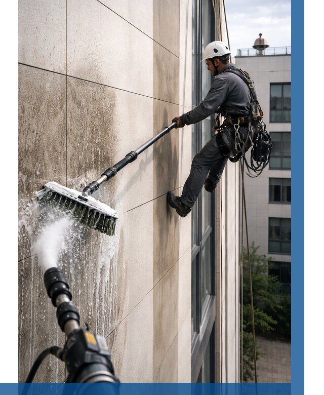 Мойка фасада из керамогранита в Саяногорске от 307 р. | ВЫСОТНИК-Снг