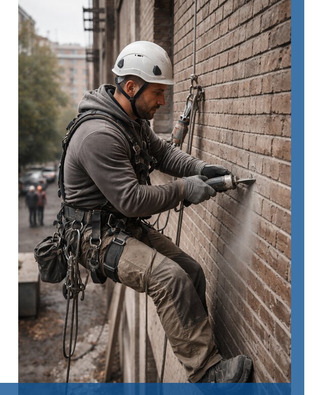 Расшивка кирпичных швов в Саяногорске от 615 р. | ВЫСОТНИК-Снг