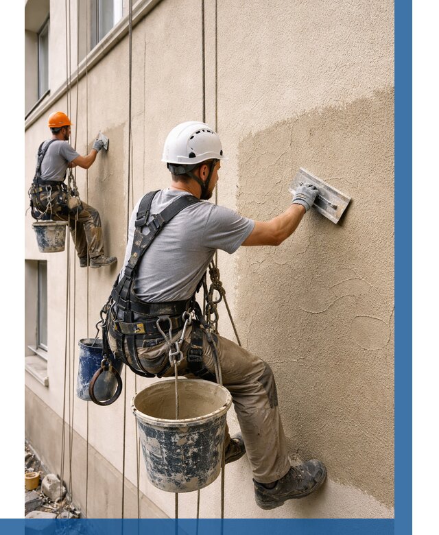 Декоративная штукатурка фасада в Саяногорске от 1229 р. | ВЫСОТНИК-Снг