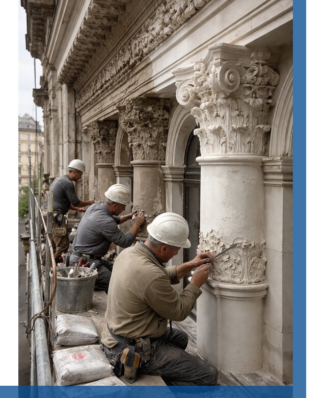 Реставрация фасадной лепнины в Саяногорске от 2561 р. | ВЫСОТНИК-Снг