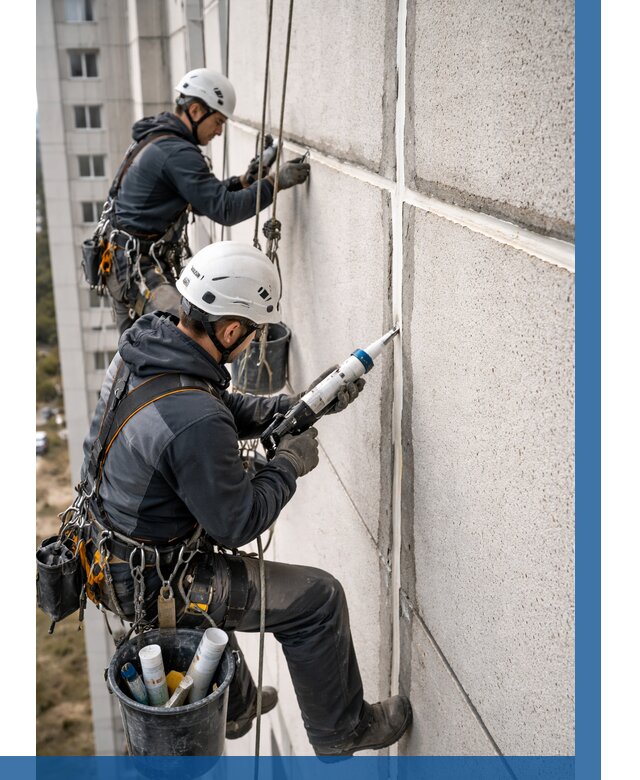 Герметизация межпанельных швов в Саяногорске от 717 р. | ВЫСОТНИК-Снг