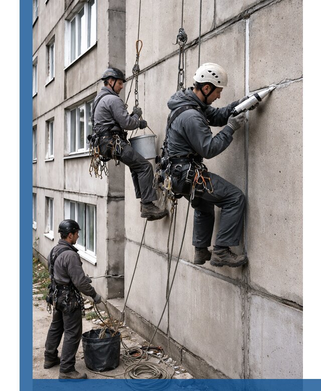 Герметизация межпанельных швов в Саяногорске с гарантией герметичности