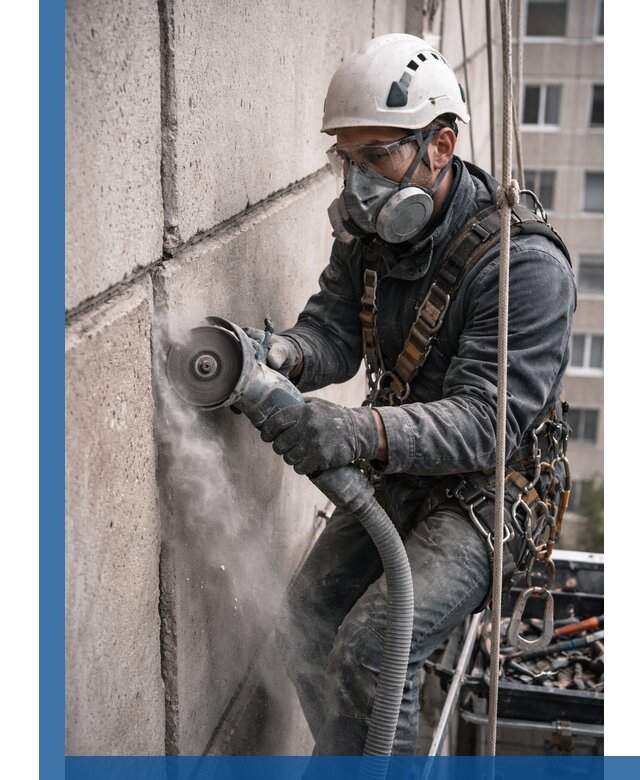 Штробление межпанельных швов в Саяногорске качественно и быстро