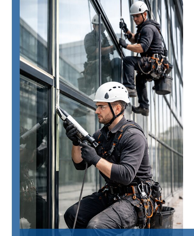 Герметизация витражных швов в Саяногорске для зданий и фасадов