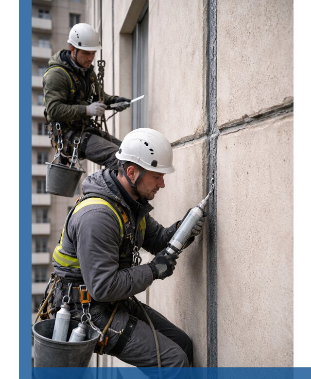 Герметизация деформационных швов фасада в Саяногорске качественно