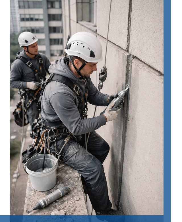 Ремонт деформационных швов здания в Саяногорске от 1024 р. | ВЫСОТНИК-Снг