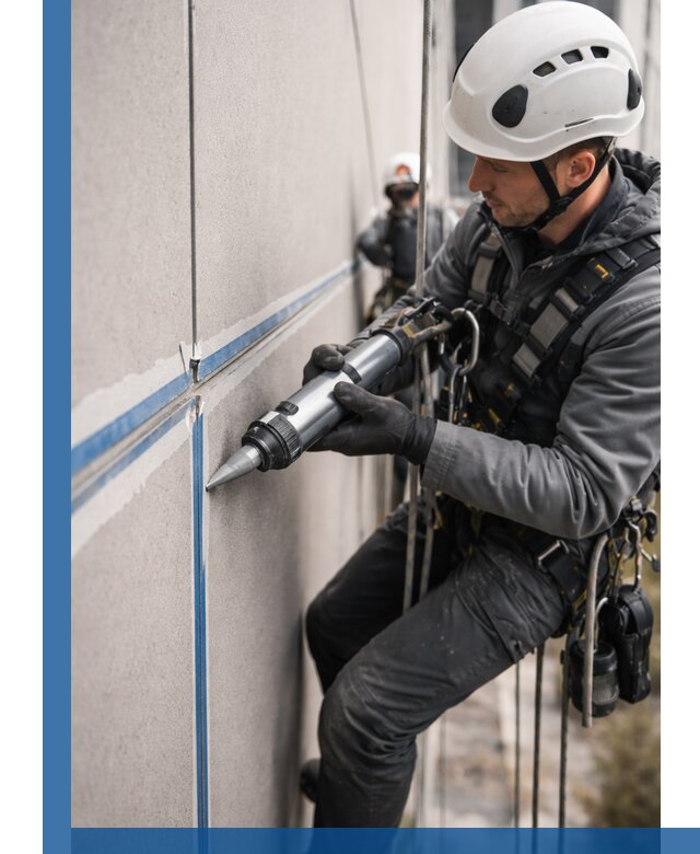 Герметизация стыков фасадных панелей в Саяногорске качественно и быстро