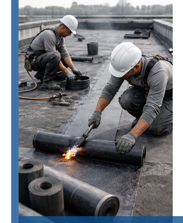 Ремонт рулонной кровли в Саяногорске герметизация и восстановление