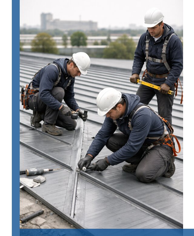 Ремонт фальцевой кровли в Саяногорске срочно и качественно