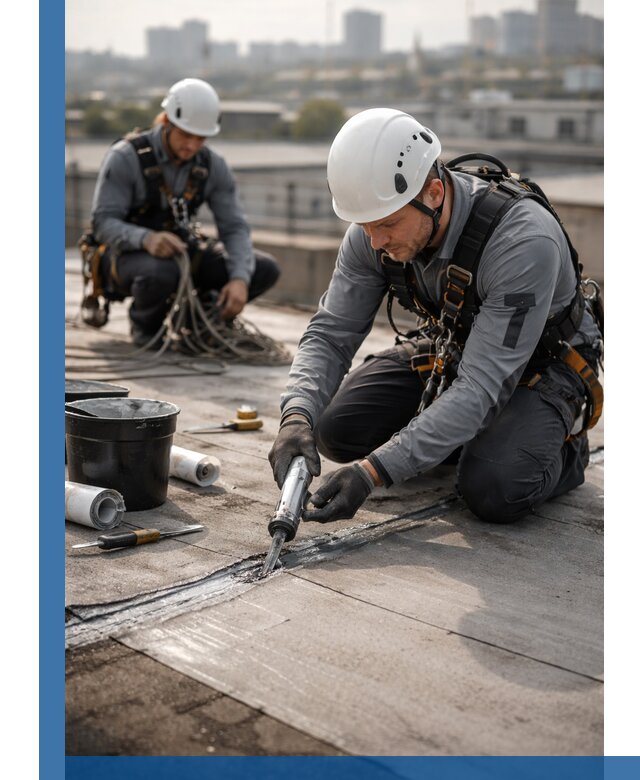 Аварийное и капитальное устранение протечек кровли в Саяногорске