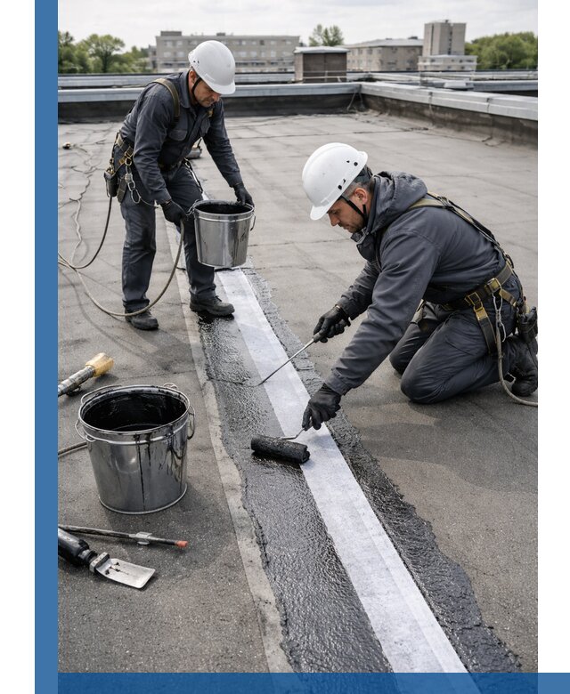 Гидроизоляция кровли мастикой в Саяногорске надежная защита