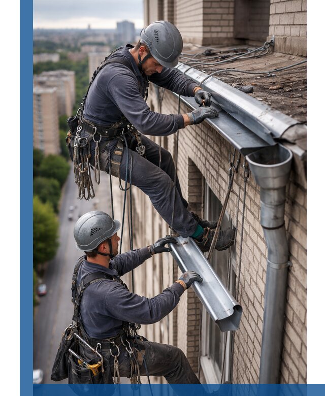 Ремонт водосточных желобов в Саяногорске, быстро и качественно