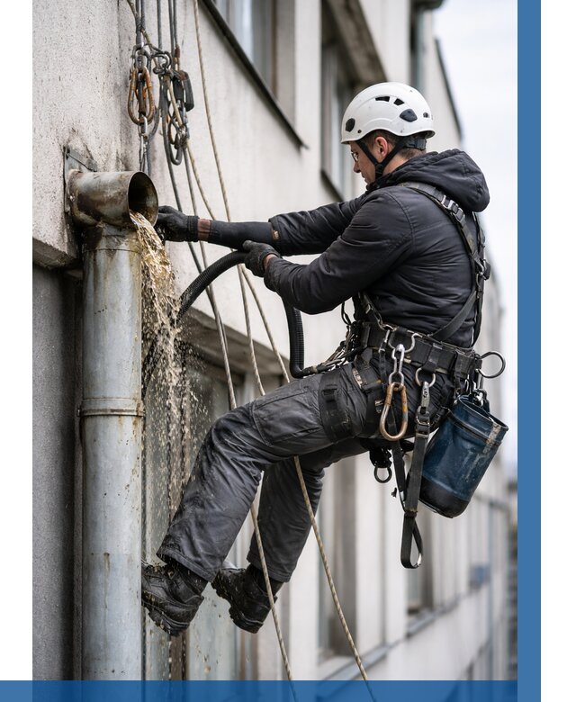 Прочистка водосточных труб в Саяногорске от 3585 р. | ВЫСОТНИК-Снг