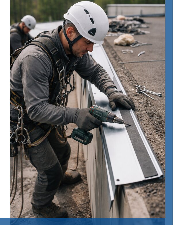 Монтаж капельника на кровле в Саяногорске от 307 р. | ВЫСОТНИК-Снг