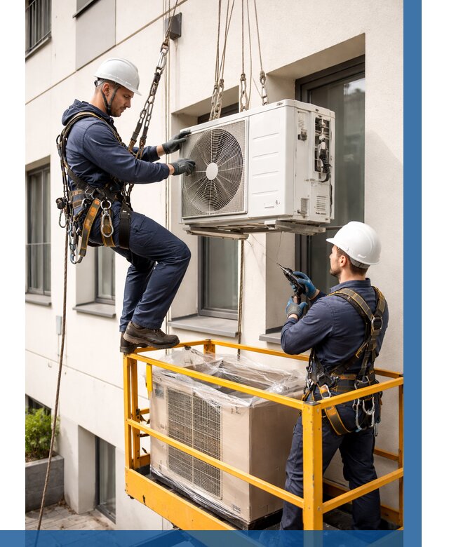 Демонтаж внешнего блока кондиционера в Саяногорске от 3585 р. | ВЫСОТНИК-Снг