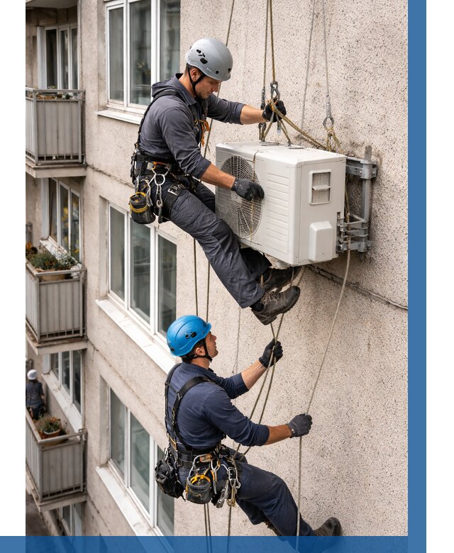 Перенос внешнего блока кондиционера в Саяногорске от 9219 р.| ВЫСОТНИК-Снг