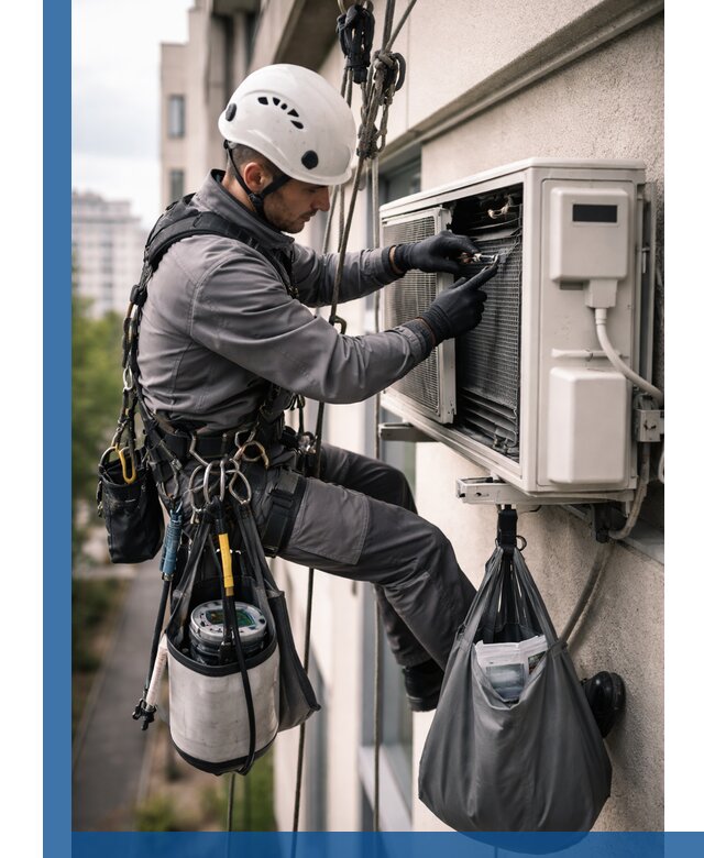 Обслуживание внешнего блока кондиционера в Саяногорске профессионально