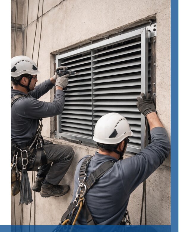 Монтаж вентиляционных решеток в Саяногорске от 4609 р. | ВЫСОТНИК-Снг