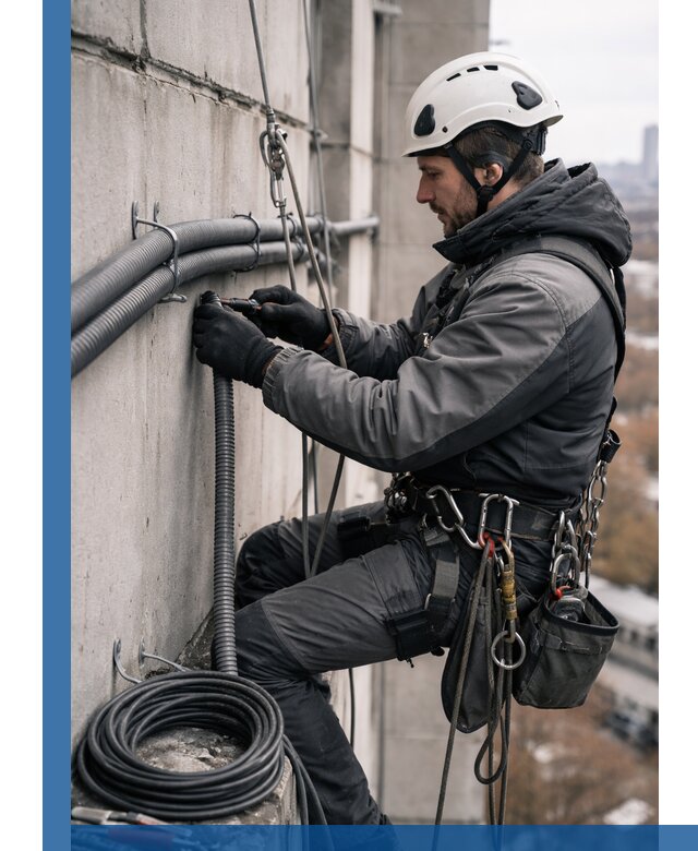 Профессиональный монтаж гофры для кабеля в Саяногорске с гарантией