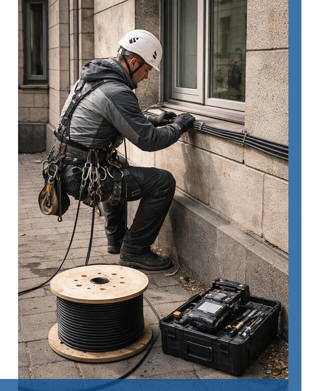 Прокладка оптоволоконного кабеля в Саяногорске от 819 р. | ВЫСОТНИК-Снг