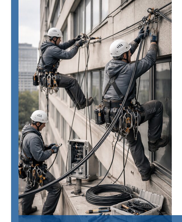 Прокладка оптоволоконного кабеля в Саяногорске под ключ с тестированием