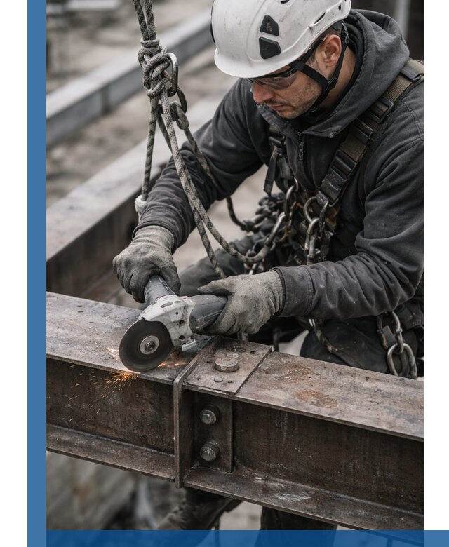 Резка металла на высоте в Саяногорске для зданий и конструкций