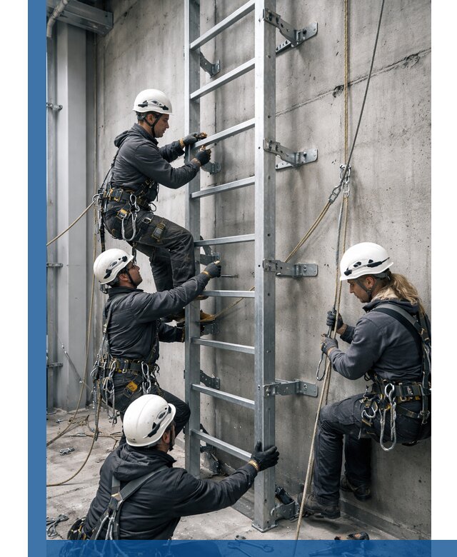 Монтаж металлических лестниц в Саяногорске под ключ со гарантией