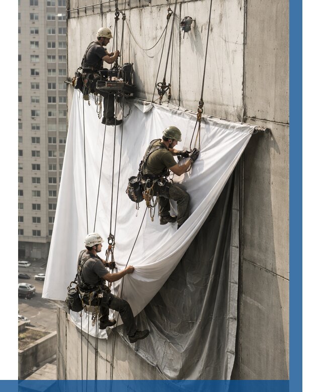 Замена баннерного полотна в Саяногорске от 6658 р. | ВЫСОТНИК-Снг—заказать