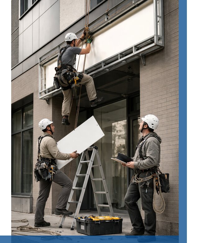 Монтаж светового короба в Саяногорске от 6658 р. | ВЫСОТНИК-Снг