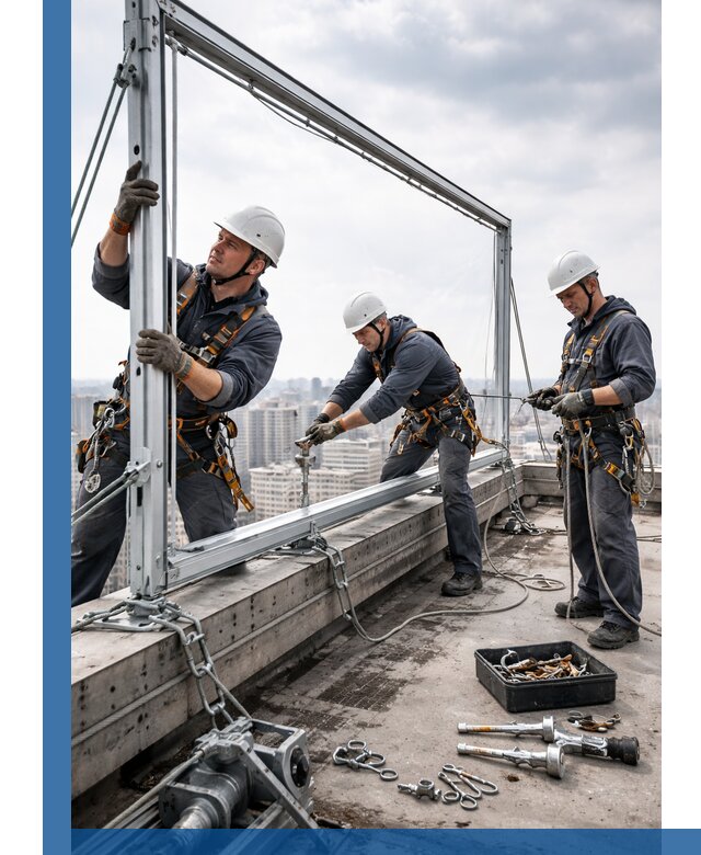 Монтаж крышных рекламных конструкций под ключ в Саяногорске