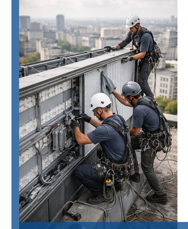 Профессиональное обслуживание крышной рекламы в Саяногорске под ключ