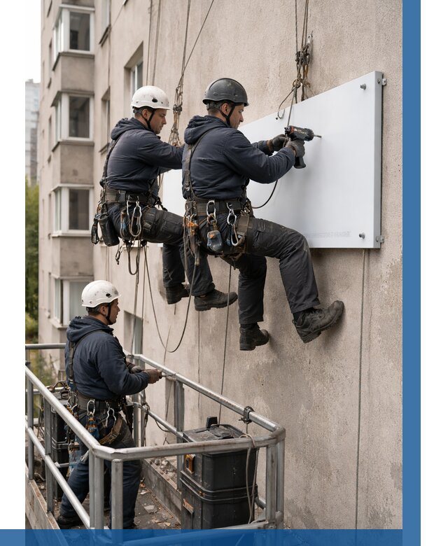 Монтаж табличек и указателей в Саяногорске от 3585 р. | ВЫСОТНИК-Снг