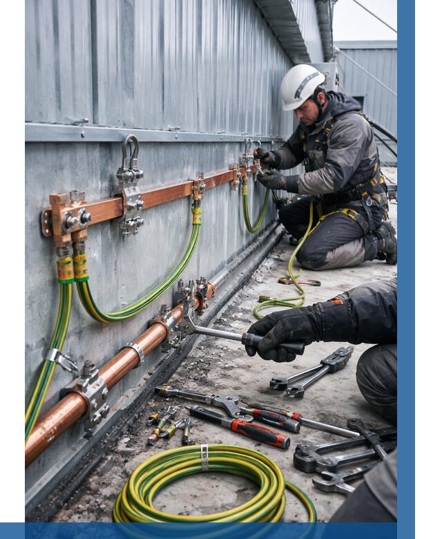 Монтаж заземления здания в Саяногорске от 25608 р. | ВЫСОТНИК-Снг