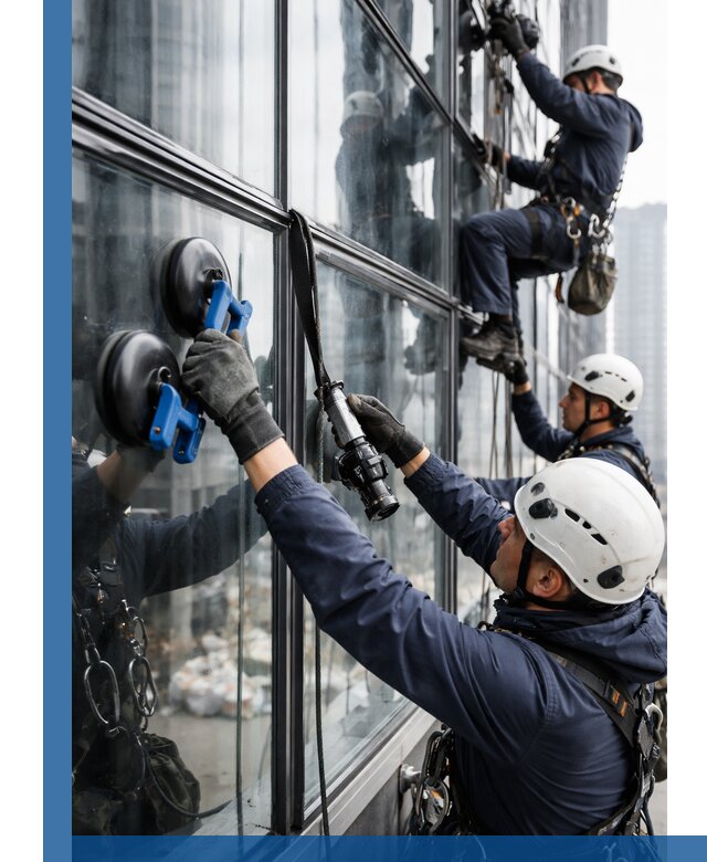 Радиусное остекление фасадов под ключ в Саяногорске с гарантиями