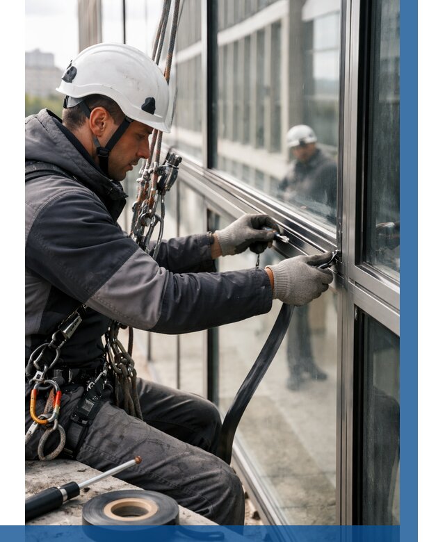 Ремонт витражных конструкций в Саяногорске от 3585 р. | ВЫСОТНИК-Снг