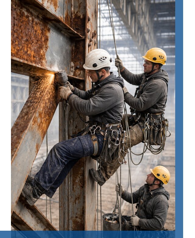 Зачистка металла от ржавчины в Саяногорске от 359 р. | ВЫСОТНИК-Снг