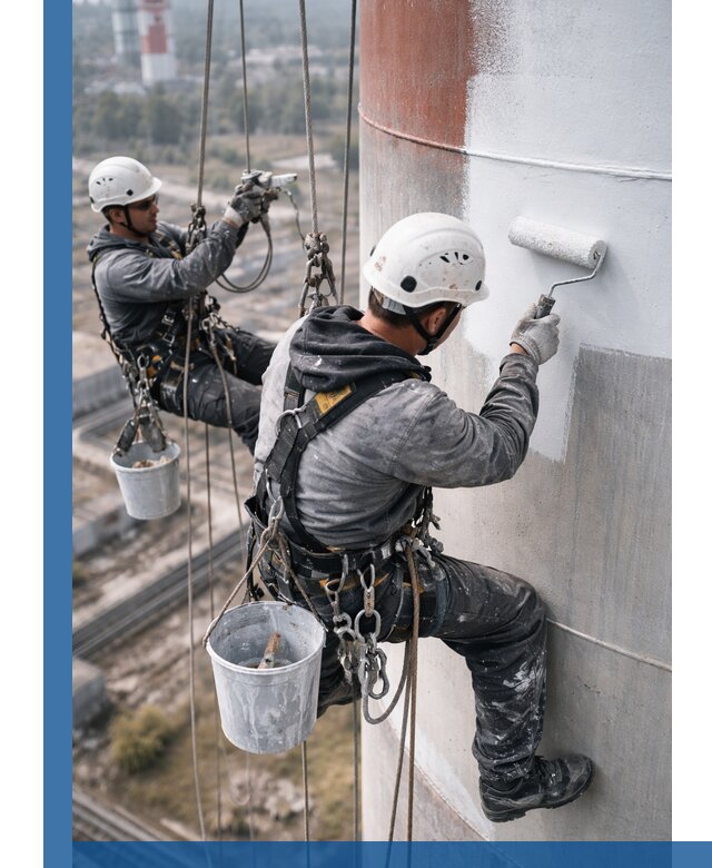 Покраска дымовых труб в Саяногорске: антикоррозийная защита и восстановление