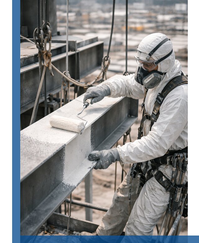 Профессиональная огнезащитная обработка металлоконструкций в Саяногорске