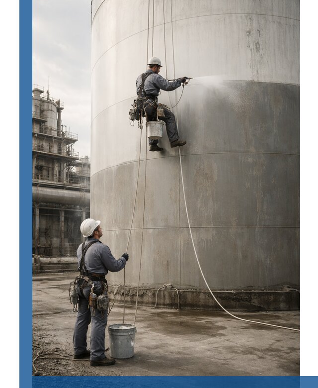 Покраска стальных резервуаров и емкостей в Саяногорске профессионально