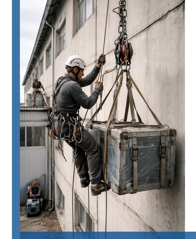 Подъем грузов на высоту в Саяногорске для промышленных объектов