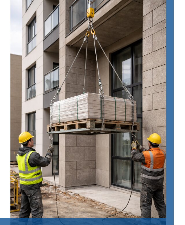 Подъем керамогранита на этаж в Саяногорске от 3585 р. | ВЫСОТНИК-Снг