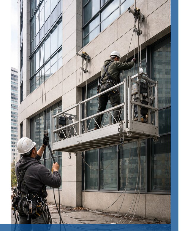 Монтаж и подъем фасадной люльки в Саяногорске от 12292 р. | ВЫСОТНИК-Снг