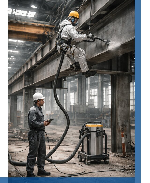 Обеспыливание конструкций в цехе в Саяногорске от 4302 р. | ВЫСОТНИК-Снг