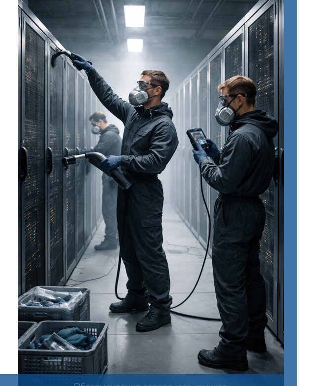 Обеспыливание серверной комнаты в Саяногорске от 4609 р. | ВЫСОТНИК-Снг