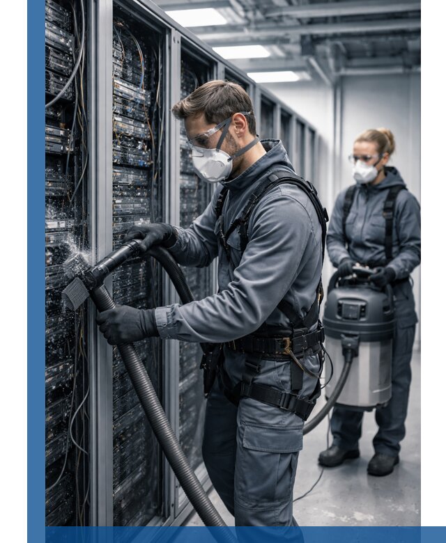 Обеспыливание серверной комнаты в Саяногорске, профессиональная очистка