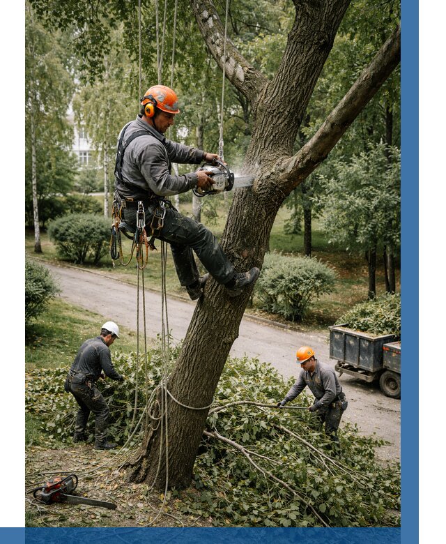 Кронирование деревьев в Саяногорске от 6658 р. | ВЫСОТНИК-Снг